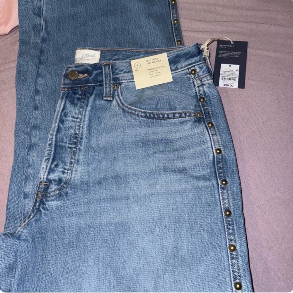Studded jeans